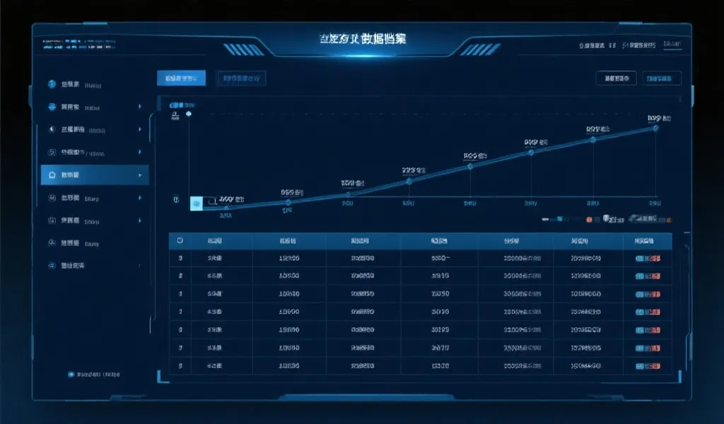 历史开奖数据归档界面